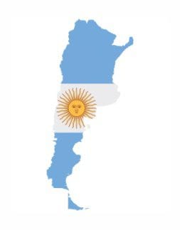 Argentina Flag Map Icon - Gaming Associates is approved in over 40 jurisdictions, providing compliance regulatory, testing and certification services internationally.