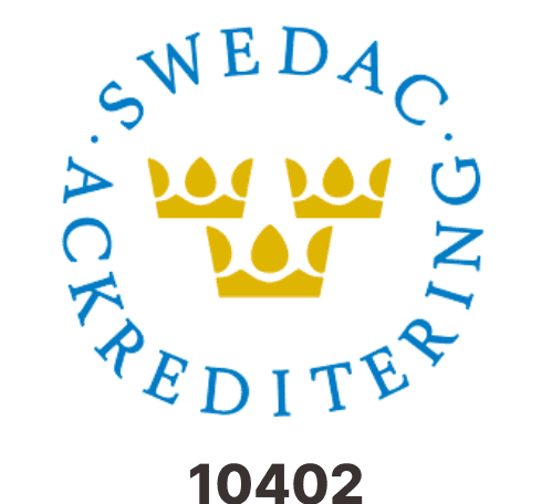 Swedac Ackeditering -Gaming Associates is ISO/IEC Accredited: A certified testing lab for compliance & regulatory assessments in the online gaming industry.